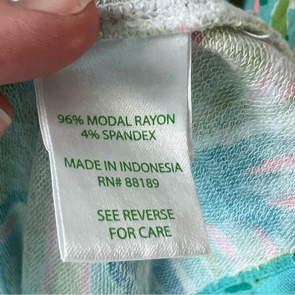 Lilly Pulitzer Blue/Green/Pink 3/4 Sleeve Shift Dress P - Picture 5 of 5